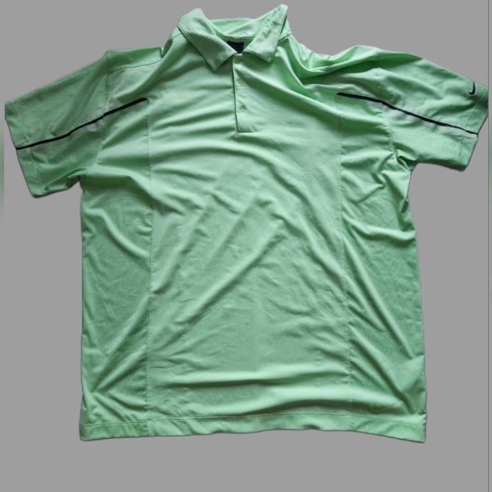 Nike xxl lime‎ green Golf Polo Shirt with dark Grey accents